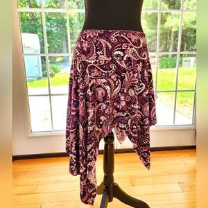 Jasmine Sola Vintage Asymmetrical pattern skirt